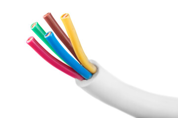 Colorful power copper electrical wire