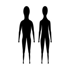 Male and female body silhouette template. Body silhouettes icon for medicine. stock illustration
Adult, Anatomy, Clip Art, Computer Graphic, Human Gender