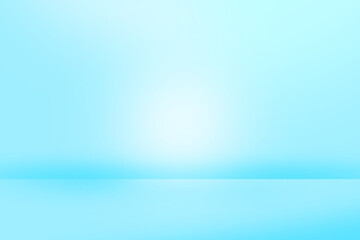 Products display empty room light blue studio background used for cosmetics products podium