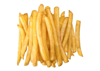 Fresh french fries. Unhealthy Eating concept