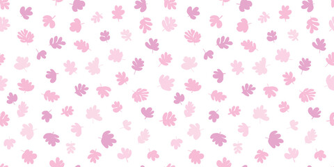 Leaves illustration background. Seamless pattern.Vector. 葉っぱのイラストパターン
