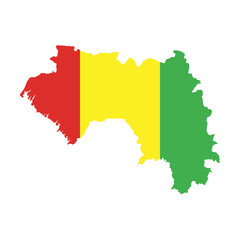 Obraz premium Map of Guinea