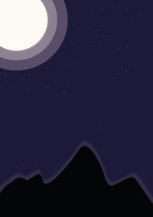 Moonlight - Starry night