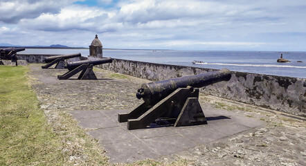 Fortress Nossa Senhora dos Prazeres at Ilha do Mel, Parana, Brazil