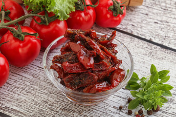 Sun dried tomato with olive oil