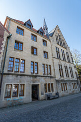 Das historische Rathaus der Stadt Billerbeck im Münsterland, Nordrhein-Westfalen