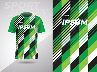 green abstract tshirt sports jersey design for football soccer racing gaming motocross cycling running