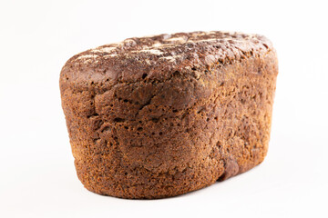Fresh bread on a white plate