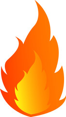 Fire flame vector icon