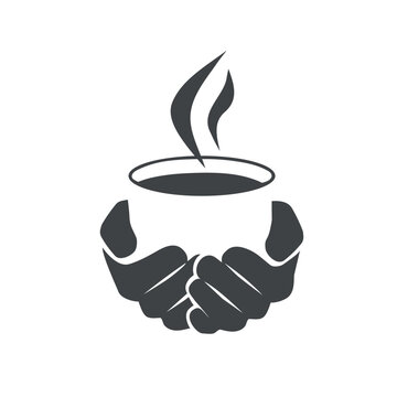 Cup of coffee in hands
