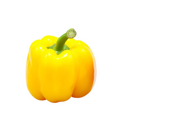 Colorful bell pepper isolated on transparent background png file