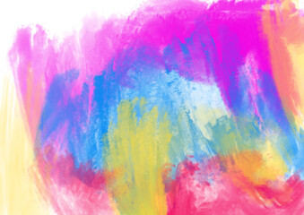 Obraz na płótnie Canvas Oily colorful gouache paint background