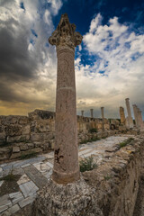 Fototapeta na wymiar Remains of the City of Salamis…