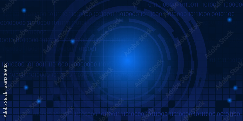 Poster technology abstract background, futuristic background, cyberspace concept. blue futuristic network t