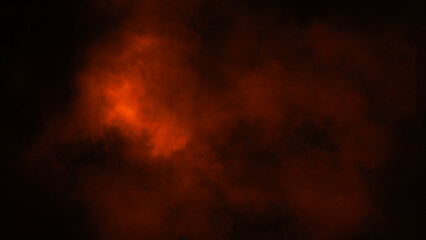 Overlays fog isolated on black background. Paranormal fire mystic smoke, clouds for movie scenes.