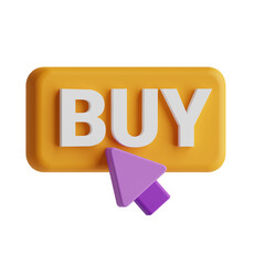 3d buy button icon