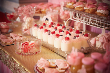 Desserts lors d'une fête