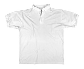 Blank White T-Shirt Front with Clipping Path.