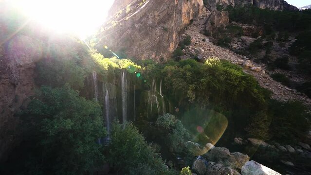 Yerkopru Waterfall is a waterfall in the Mut district of Mersin province in southern Turkey. Slow motion.