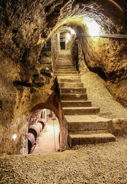Old cellar labyrinth in the Tokaj region