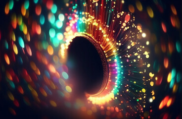 Fondo Colors rueda Abstracto Celebración - Celebration colors abstract Background - Generative AI