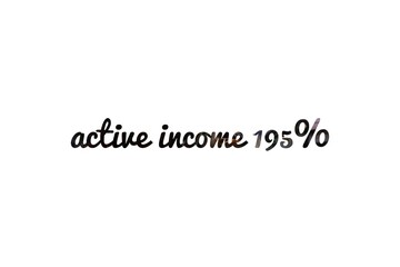 Active Income, Getting Wages For Work, Increase Profit. Man Works, Earns Salary At Paid Job. Businessman Stands With Shovel And Digs Out Money. Idea Of Financial Growth And Business Development.