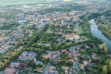 Historical downtown of Sárospatak (Hungary)