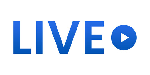 Obraz premium live icon social media network concept