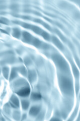 Transparent water texture. Cosmetic micellar water or lotion or makeup remover