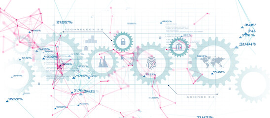 sfondo, grafica, tecnologia futuristica