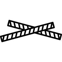 Obraz premium Police Line Icon