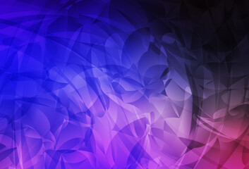 Dark Pink, Blue vector backdrop with memphis shapes.