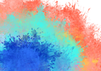 abstract watercolor background with splashes