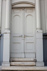 entrance to the church