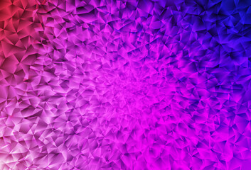 Light Purple, Pink vector triangle mosaic background.