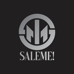 Letter Saleme icon logo design template.creative initial symbol.