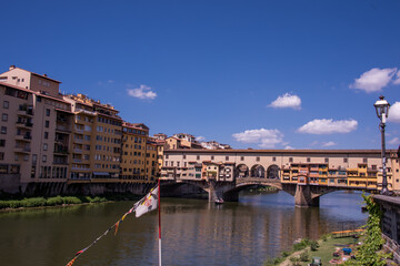 Obraz premium Ponte Vecchio over Arno river in Florence, Italy