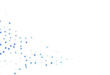 Light Green vector backdrop with dots.