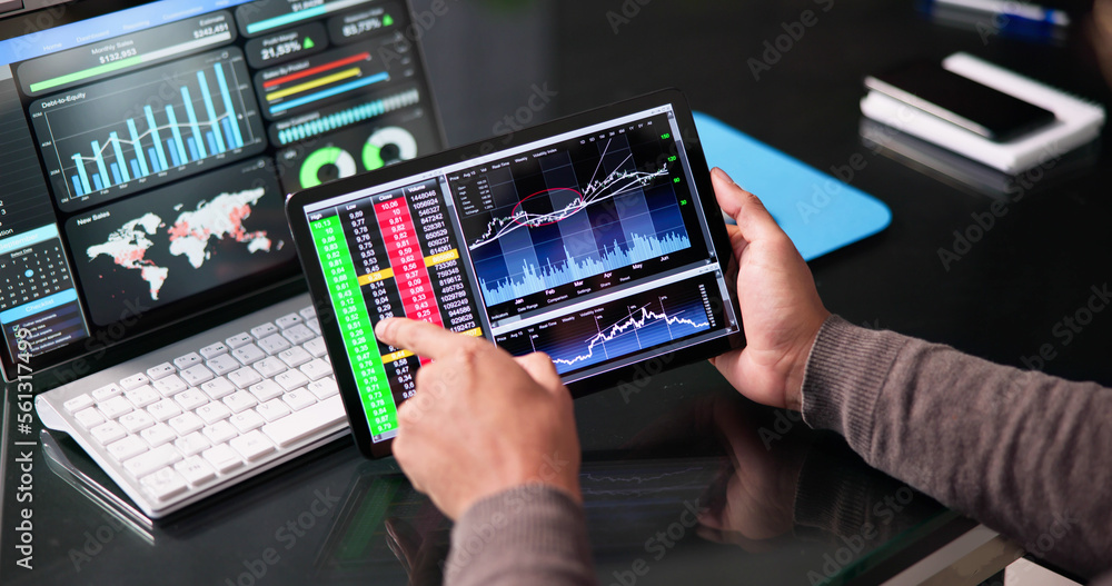 Aufkleber KPI Business Analytics Data Dashboard