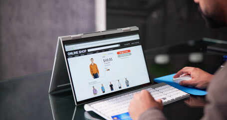 Online Ecommerce Shopping Website Or Store