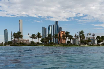 Foto auf Glas Abu Dhabi Emirates Towers © Piotr