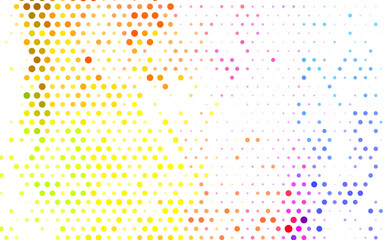 Light Multicolor vector Modern abstract illustration with colorful water drops.