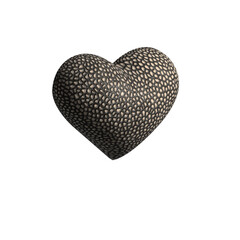 3d leather heart