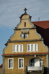 Fototapeta na wymiar old town hall , image taken in stettin szczecin west poland, europe