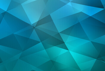 Light BLUE vector low poly texture.