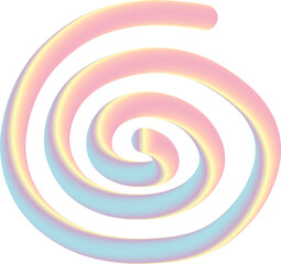 3d spiral swirl