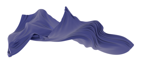 Abstract blue wave pattern, illustration