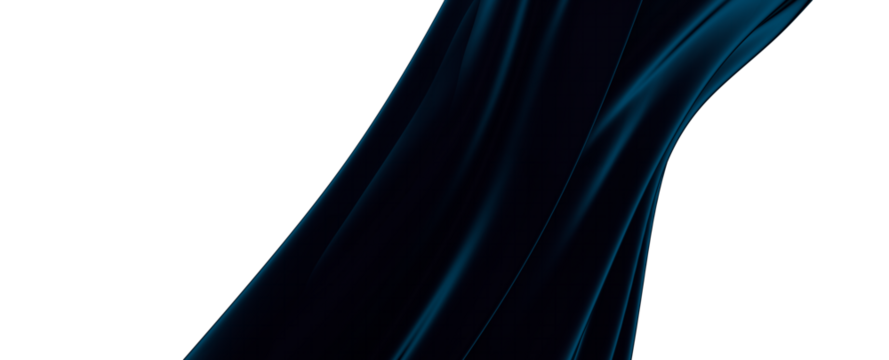 fabric abstract blue wave background, night simple and elegant 3d render wallpaper
