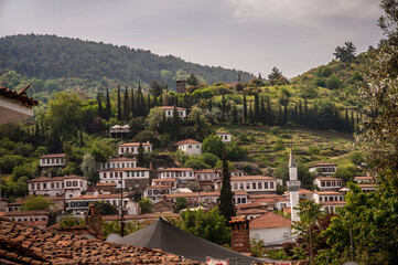 Fototapeta na wymiar Şirince a pretty hillside countryside village near Selcuk in Izmir, Anatolia, Turkey
