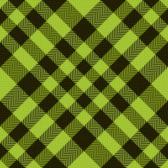 Vector fabric seamless. Tartan textile plaid. Pattern check background texture.